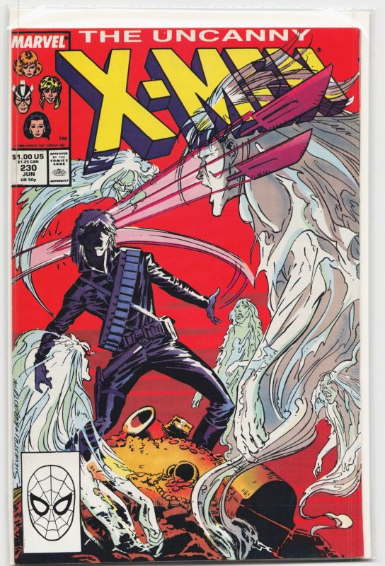 The Uncanny X-Men #230 (Marvel Comics, 1988), raw, ungraded comic book — front cover