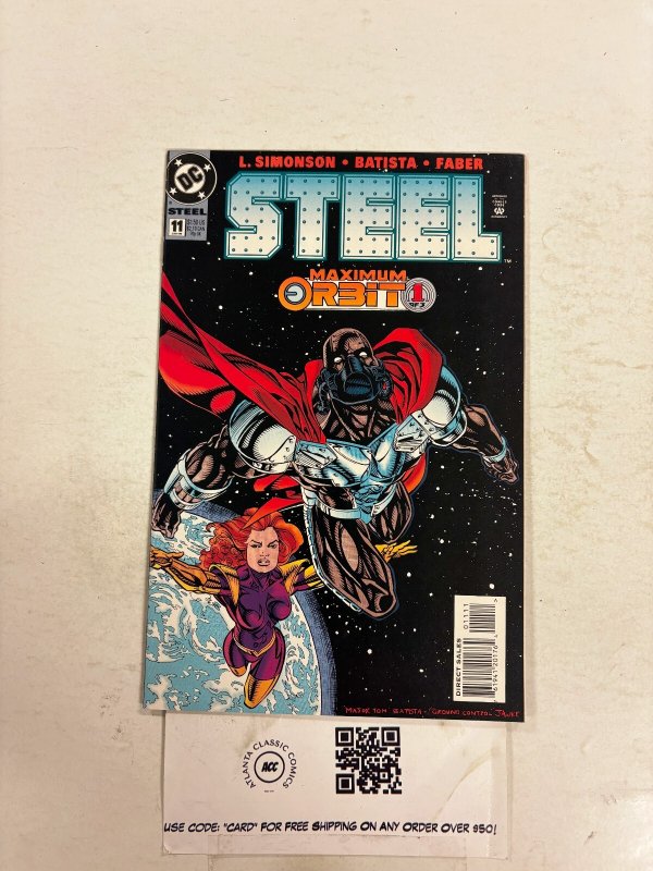 Steel #11 (DC Comics, 1995), raw comic book in NM condition — front cover
