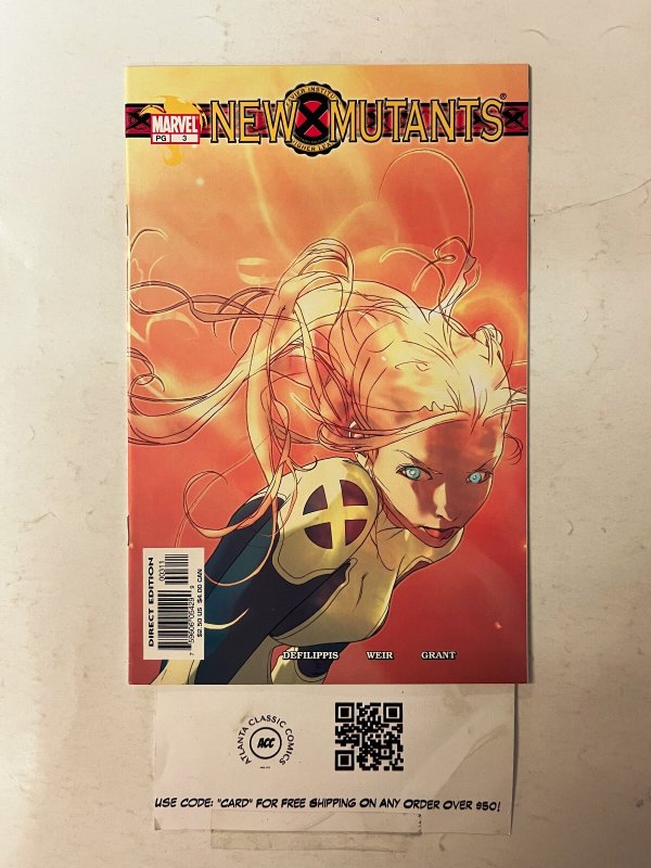 New Mutants #3 (Marvel Comics), raw comic book in NM condition — front cover