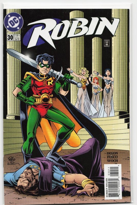 Robin #30 (DC Comics, 1996), raw, ungraded comic book — front cover