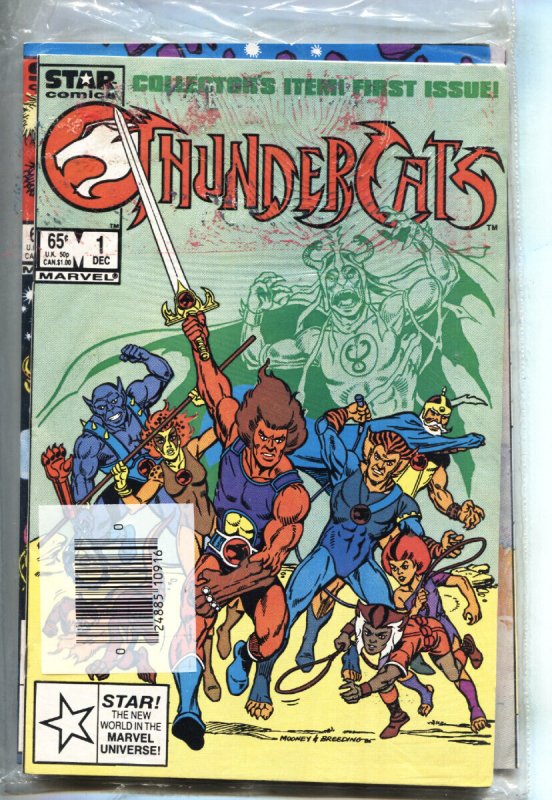 ThunderCats-Muppet Babies-Marvel Comics 3-Pak #1 - 1985 - Star - NM- - Comic ... (1985), raw comic book in NM- condition — front cover