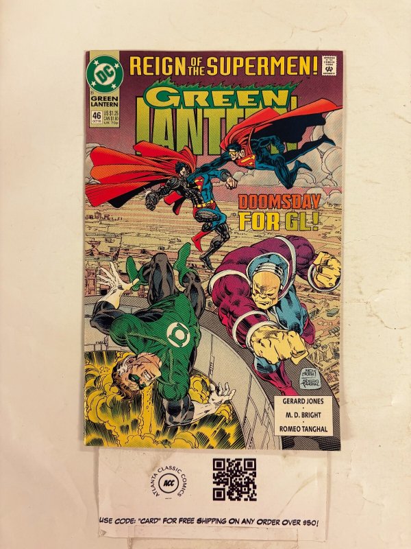 Green Lantern #46 (DC Comics, 1993), raw comic book in NM condition — front cover