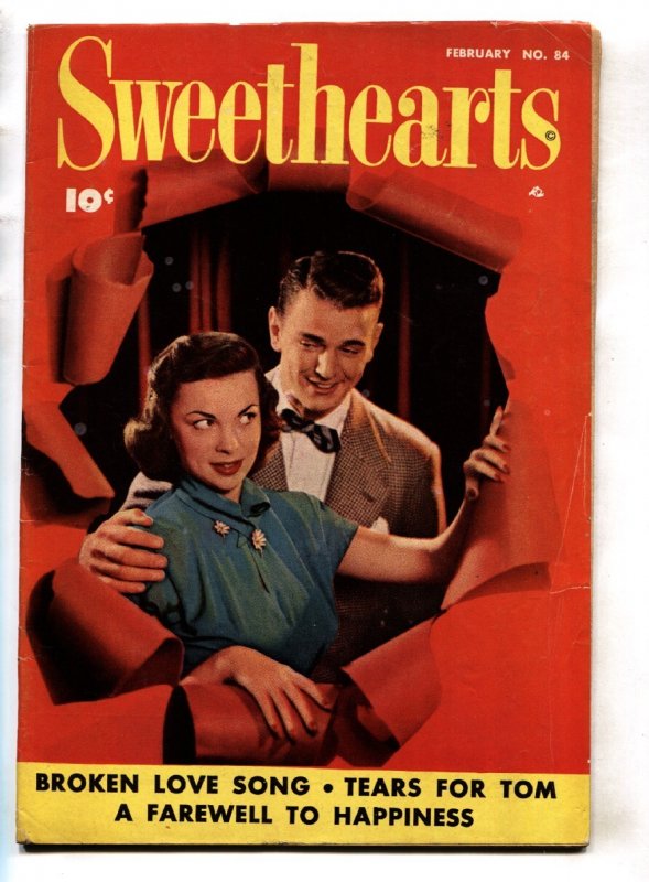 Sweethearts #84, raw, ungraded comic book — front cover