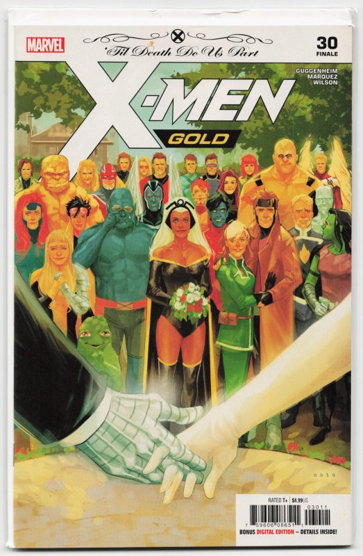 X-Men: Gold #30 (Marvel Comics, 2018), raw, ungraded comic book — front cover