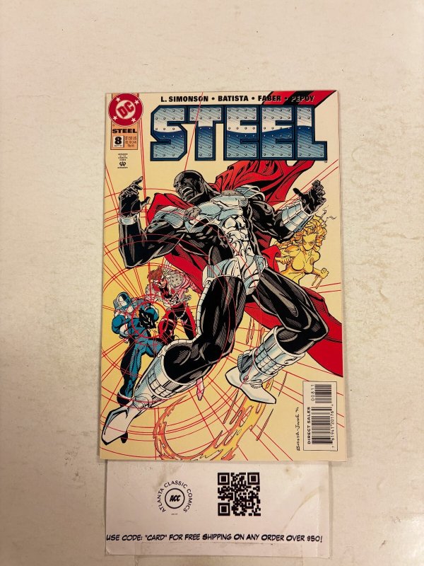 Steel #8 (DC Comics, 1994), raw comic book in NM condition — front cover