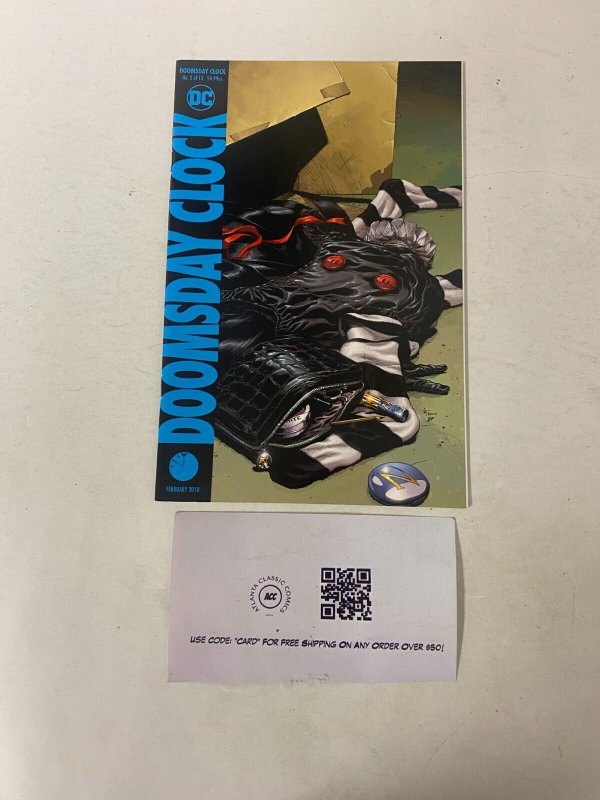 Doomsday Clock #2 (DC Comics, 2018), raw comic book in NM condition — front cover