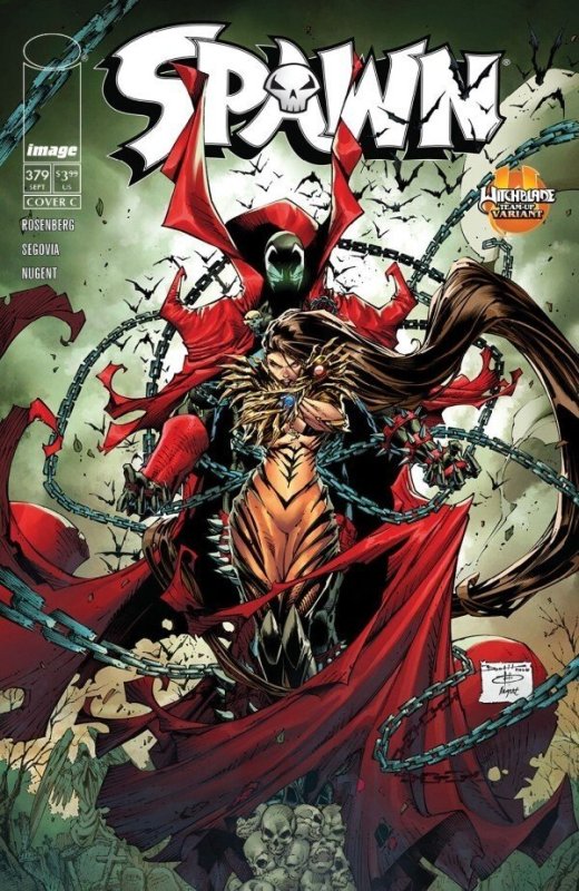 Spawn #379 (Image Comics, 1992), raw comic book in NM condition — front cover