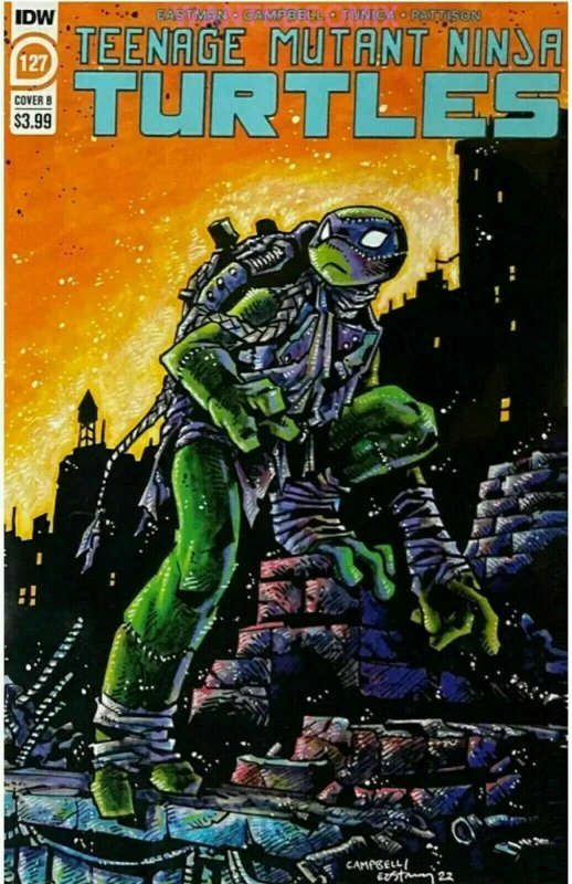 Teenage Mutant Ninja Turtles #127 (IDW Publishing, 2011), raw comic book in NM condition — front cover