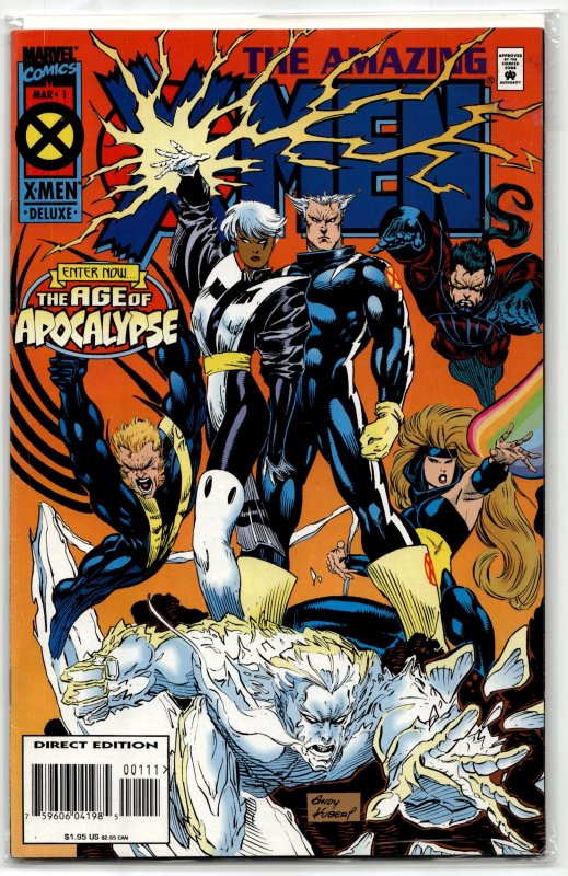 Amazing X-Men #1 (Marvel Comics, 1995), raw, ungraded comic book — front cover