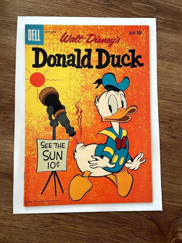 Donald Duck #71, raw comic book in NM condition — front cover