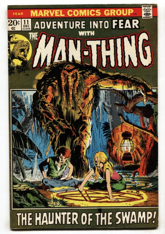 Fear #11 (Marvel Comics, 1973), raw comic book in VF- condition — front cover