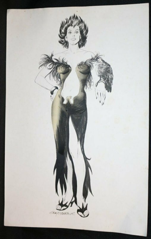 Madraven Stark from Maggots Pin-Up? - Signed art by Gray Morrow, raw, ungraded comic book — front cover