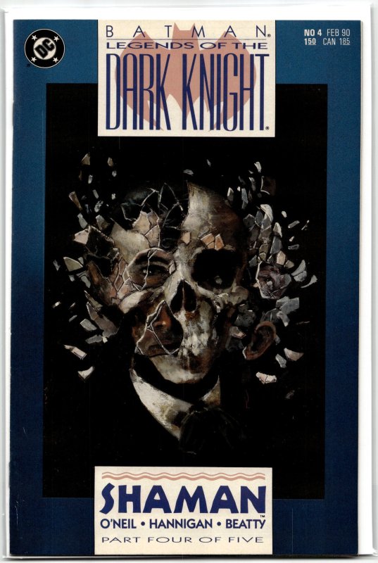 Legends of the Dark Knight #4 (1990), raw, ungraded comic book — front cover