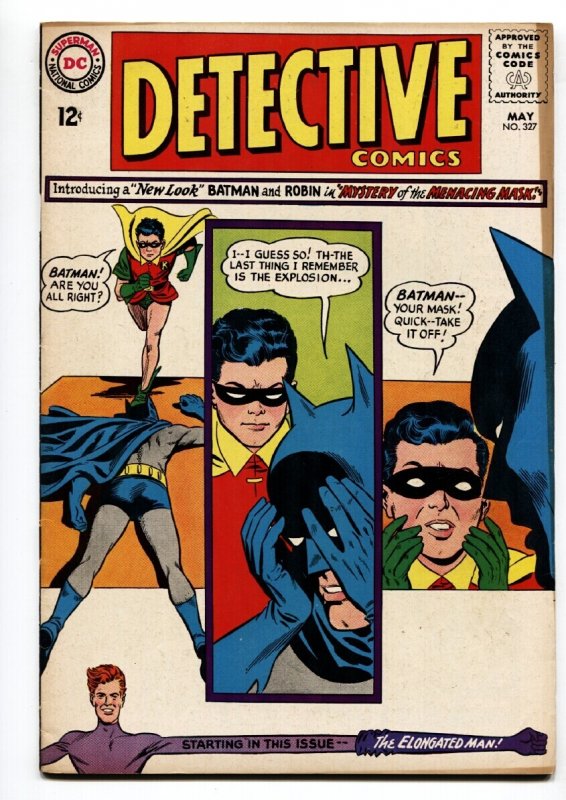 Detective #327 (DC Comics, 1964), raw, ungraded comic book — front cover