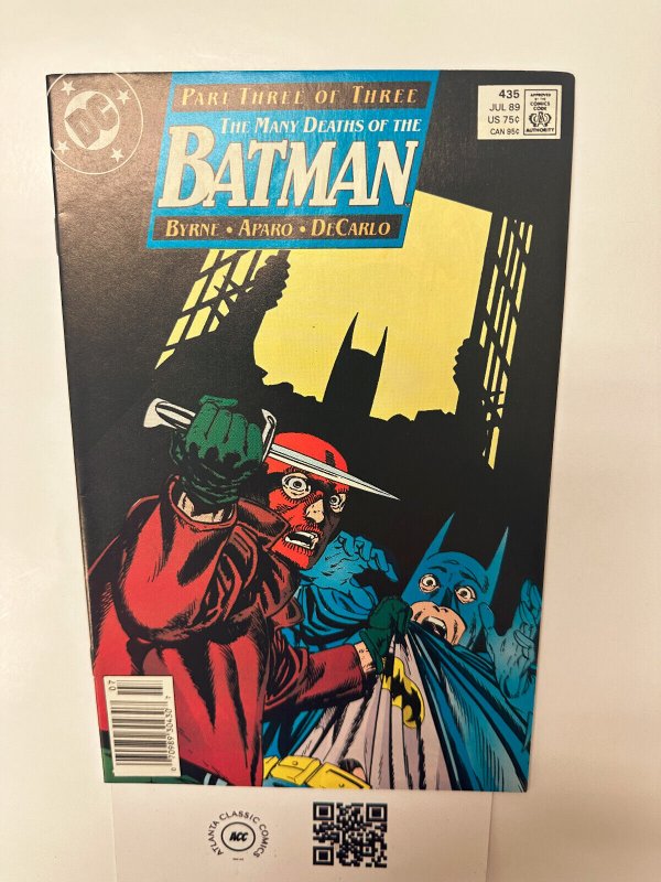 Batman #435 (DC Comics), raw comic book in NM condition — front cover