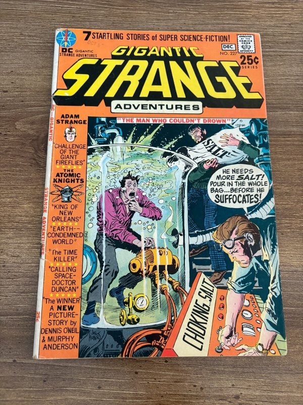Strange Adventures #227 (DC Comics), raw comic book in FN condition — front cover