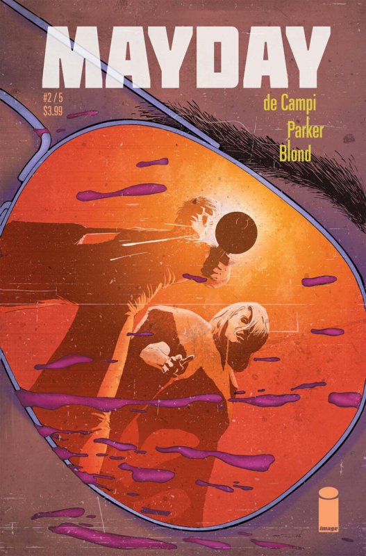 Mayday #2 (Image Comics, 2016), raw comic book in VF/NM condition — front cover