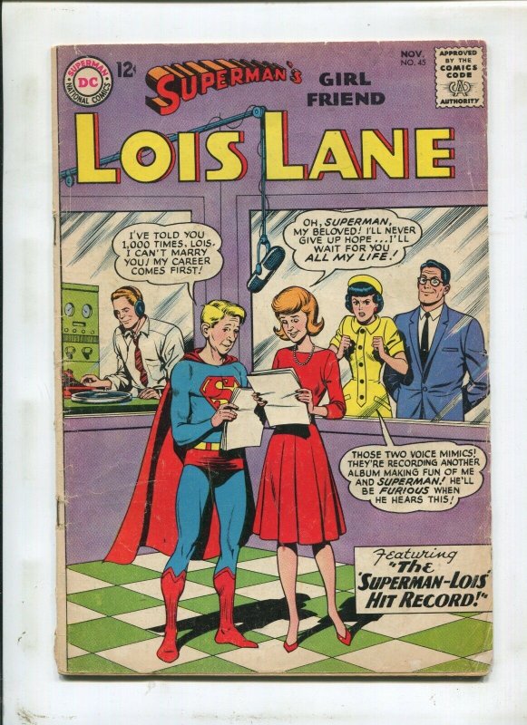 Lois Lane #45 (DC Comics), raw comic book in 4.0 condition — front cover