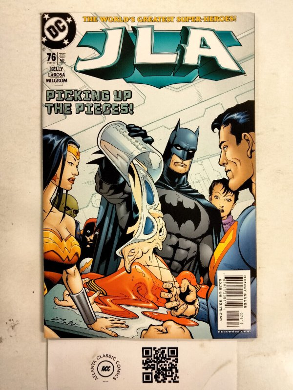 JLA #76 (DC Comics), raw comic book in NM condition — front cover