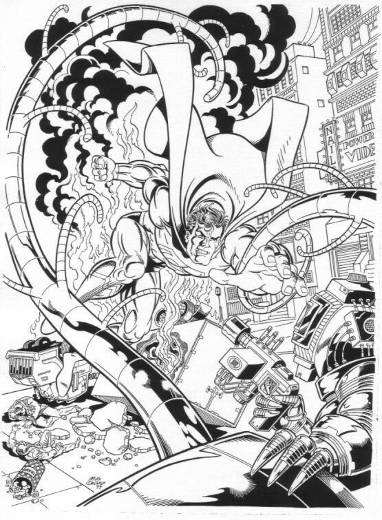 Superman Action Masterpiece, Mike Decarlo, raw, ungraded comic book — front cover