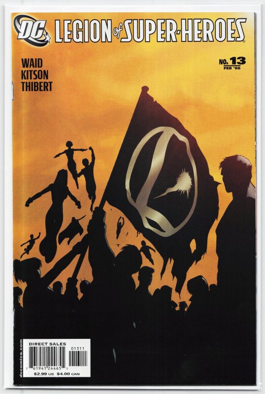 Legion of Super-Heroes #13 (DC Comics, 2006), raw, ungraded comic book — front cover