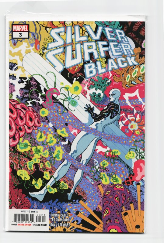 Silver Surfer: Black #3 (2019), raw, ungraded comic book — front cover