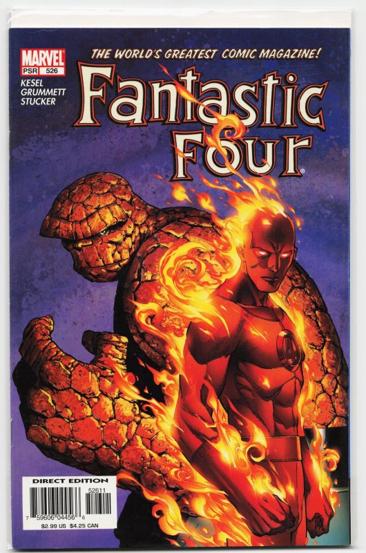 Fantastic Four #510 (Marvel Comics, 2004), raw, ungraded comic book — front cover