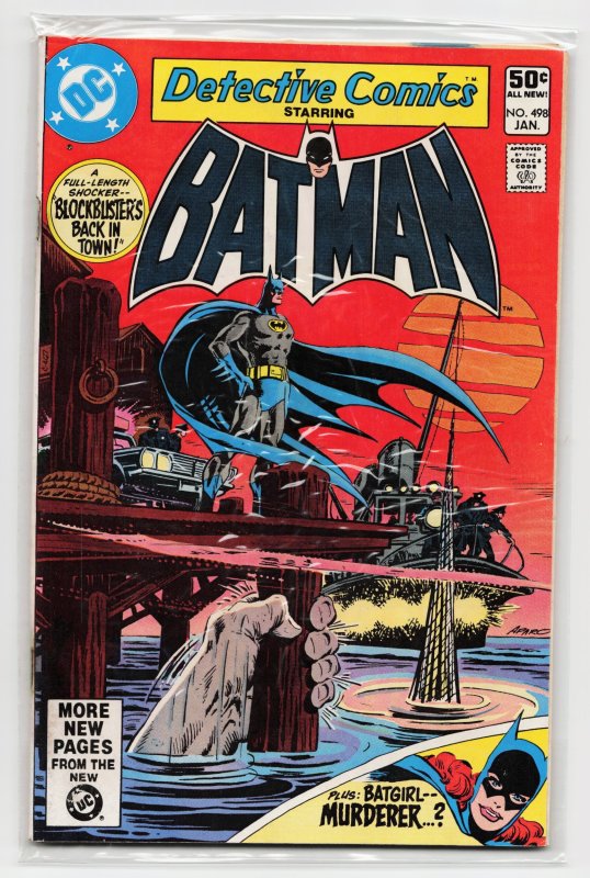 Detective Comics #498 (DC Comics, 1981), raw, ungraded comic book — front cover