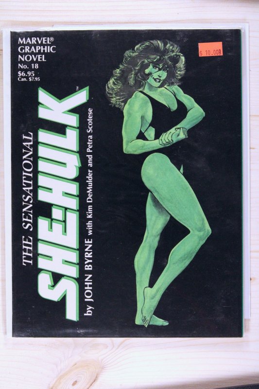 Marvel Graphic Novel #18 (Marvel Comics, 1985), raw comic book in NM- 9.2 condition — front cover