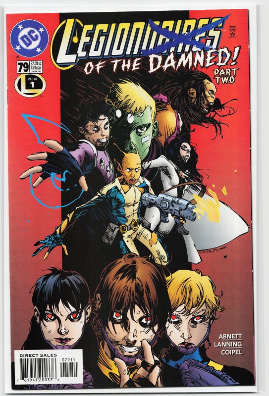 Legionnaires #79 (2000), raw, ungraded comic book — front cover