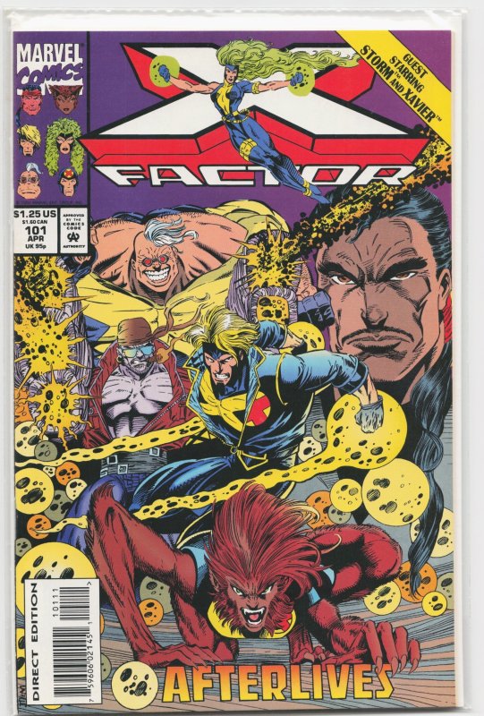 X-Factor #101 (Marvel Comics, 1994), raw, ungraded comic book — front cover