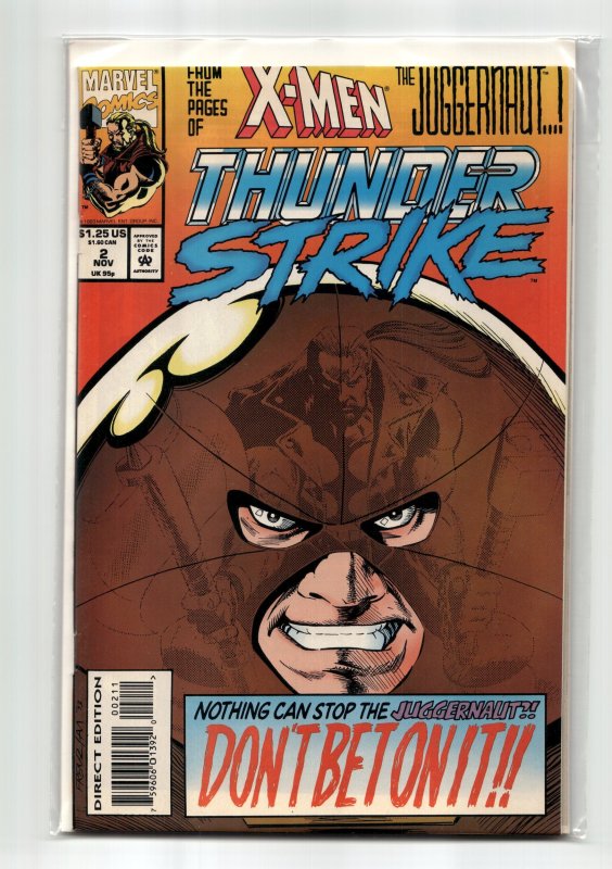 Thunderstrike #2 (1993), raw, ungraded comic book — front cover