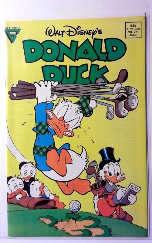 Donald Duck #271 (Gladstone, 1989), raw, ungraded comic book — front cover
