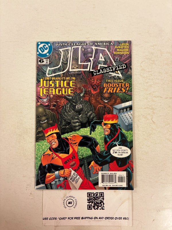 JLA Classified #6 (DC Comics, 2005), raw comic book in NM condition — front cover