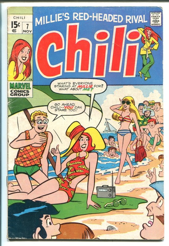 Chili #7 (Marvel Comics, 1969), raw, ungraded comic book — front cover