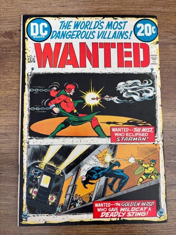 Wanted #6 (DC Comics), raw comic book in NM- condition — front cover