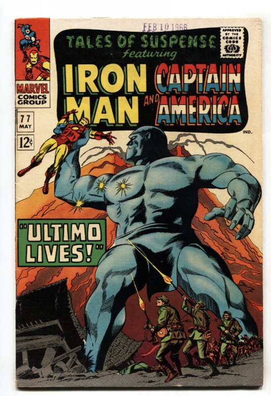 Tales of Suspense #77 (Marvel Comics, 1966), raw, ungraded comic book — front cover