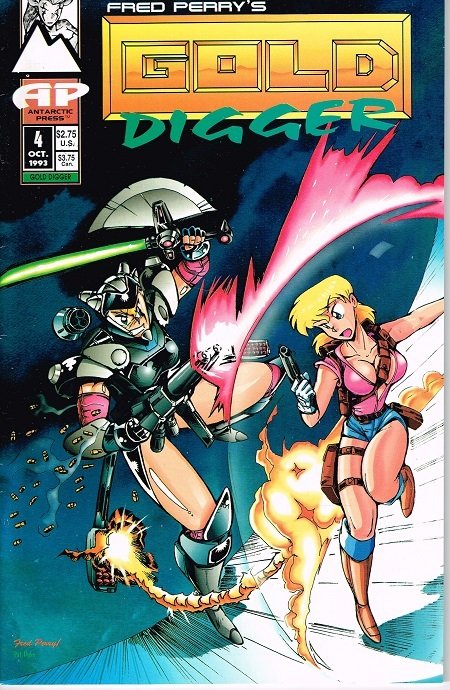 Gold Digger Vol.2 #4, raw, ungraded comic book — front cover