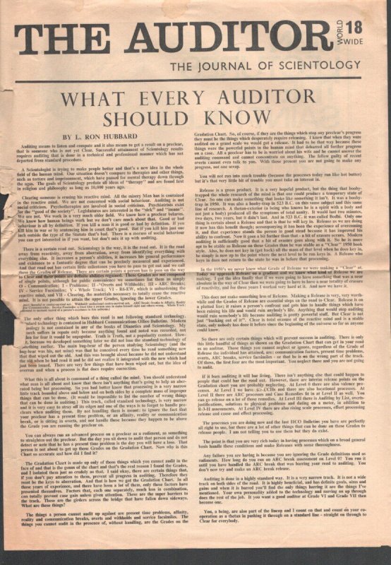 Pulp: Auditor #18, raw, ungraded comic book — front cover