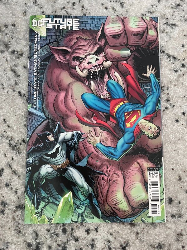 Future State: Batman/Superman #2 (DC Comics), raw comic book in NM condition — front cover