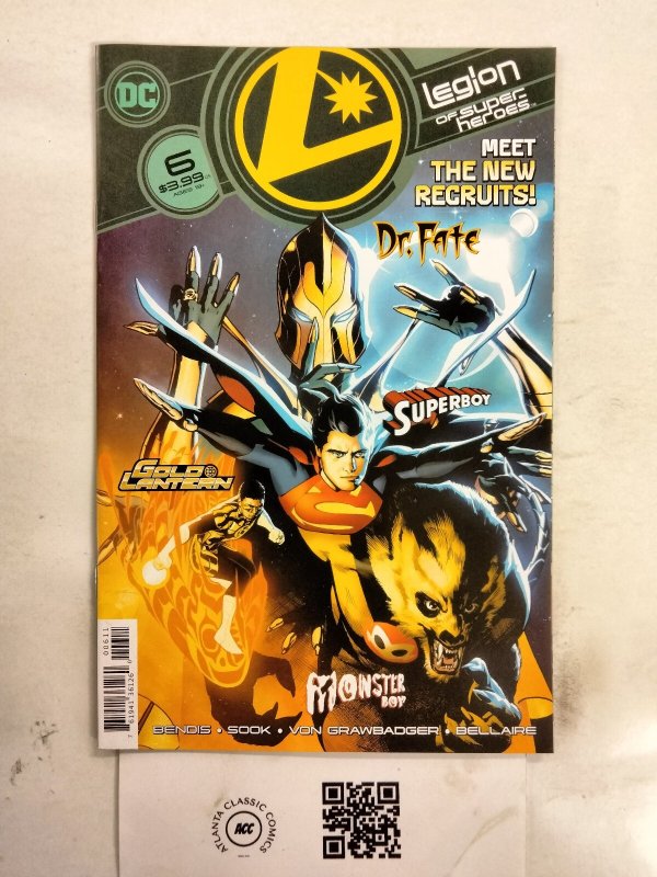 Legion of Super-Heroes #6 (DC Comics), raw comic book in NM condition — front cover