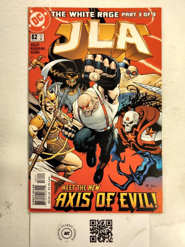 JLA #82 (DC Comics), raw comic book in NM condition — front cover