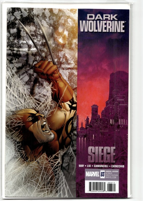 Dark Wolverine #83 (2010), raw, ungraded comic book — front cover