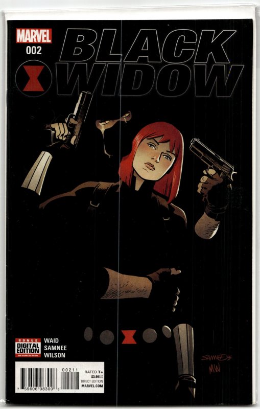 Black Widow #2 (Marvel Comics, 2016), raw, ungraded comic book — front cover