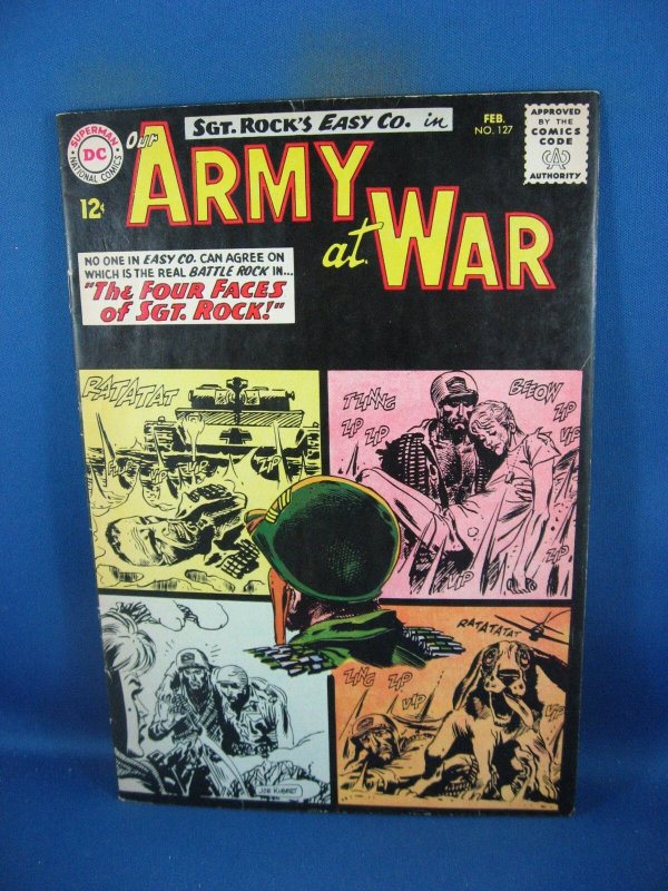Our Armt at War #127 (DC Comics, 1963), raw, ungraded comic book — front cover