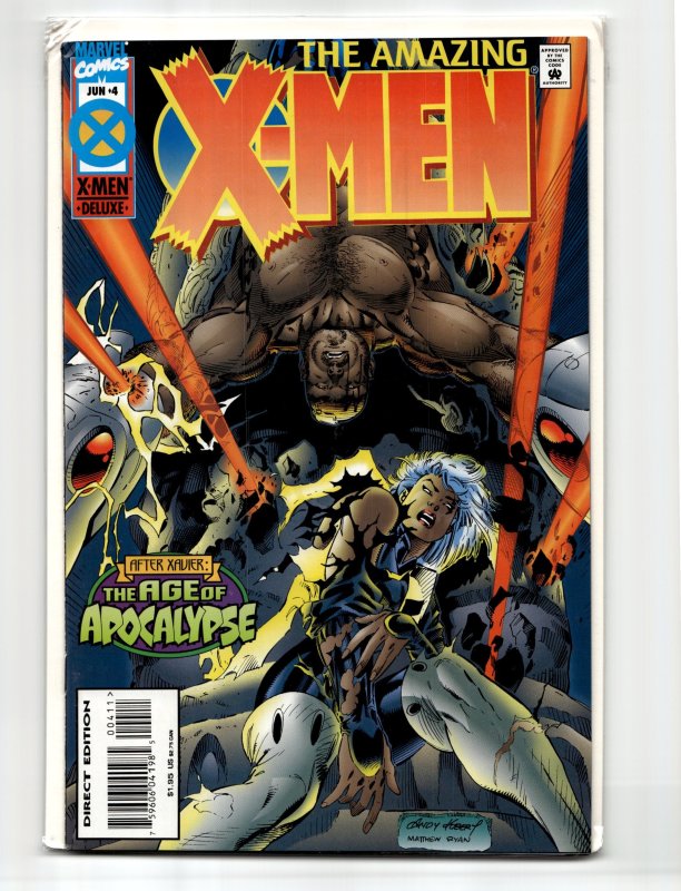 Amazing X-Men #4 (Marvel Comics, 1995), raw, ungraded comic book — front cover