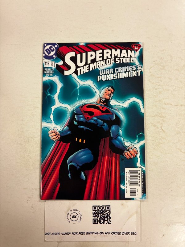 Superman the Man of Steel #118 (DC Comics, 2002), raw comic book in NM condition — front cover