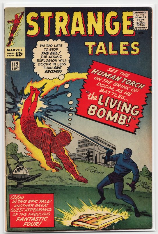 Strange Tales #112 (Marvel Comics, 1963), raw, ungraded comic book — front cover