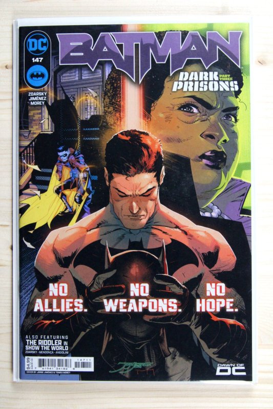 Batman #147 (DC Comics, 2024), raw comic book in NM+ 9.6 condition — front cover