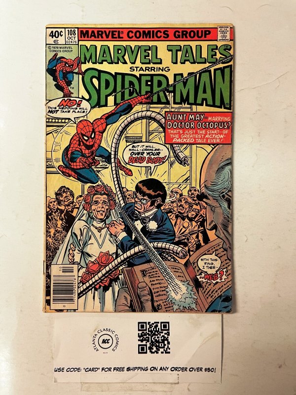 Marvel Tales #108 (Marvel Comics), raw comic book in FN condition — front cover